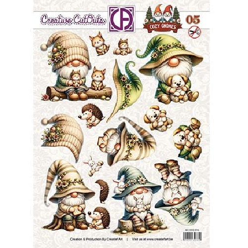 Creative Cutouts Cozy gnomes 05