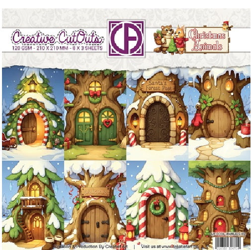 Creative Cutouts Christmas Animals 02