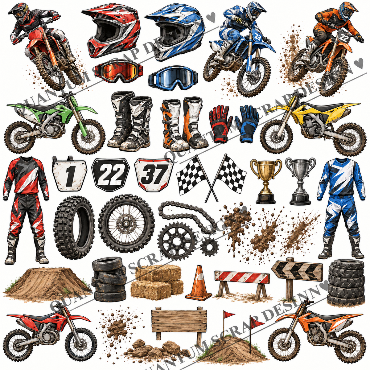 Quantum Scrap Design Motocross