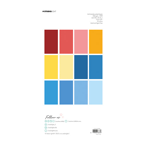 Unicolor papirblok - Happiness Essentials