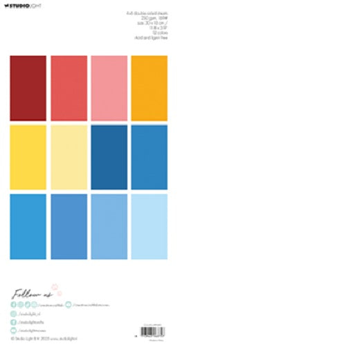 Unicolor papirblok - Happiness