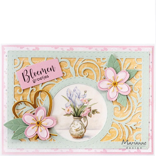 Marianne Design Rectangle Swirly