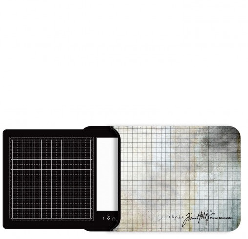 Travel glass media mat