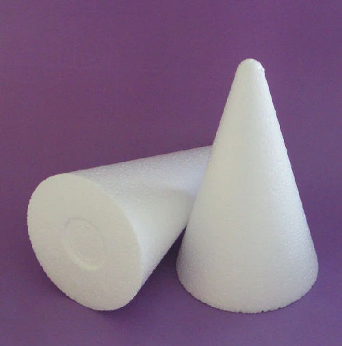 Styropor kegle 12 cm