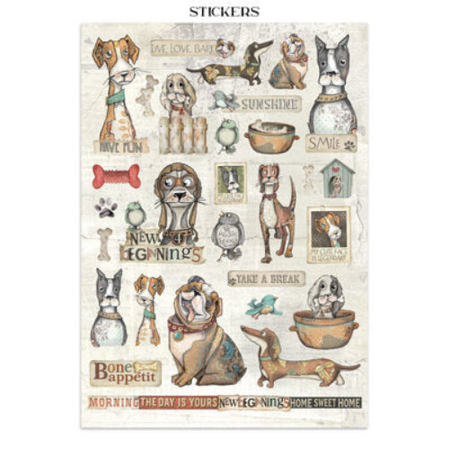 Stamperia Junk journal hæfte - Furry Friends