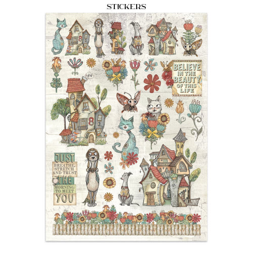 Stamperia Junk journal hæfte - Furry Friends
