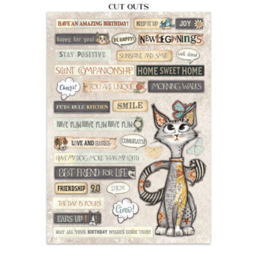 Stamperia Junk journal hæfte - Furry Friends