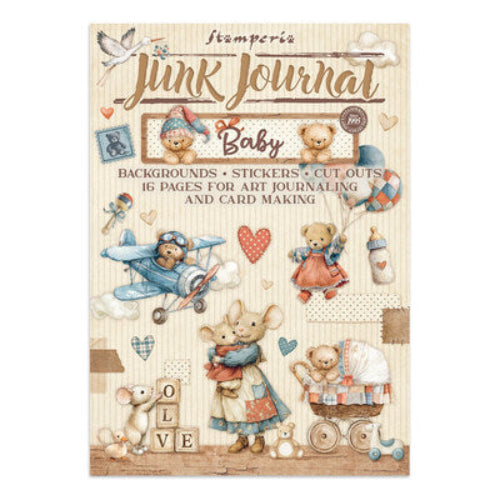 Stamperia Junk journal hæfte - Baby