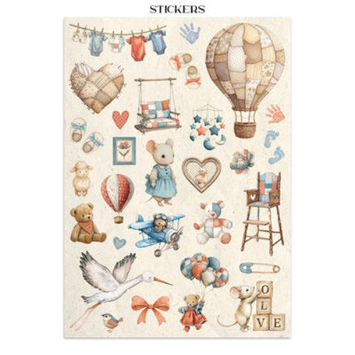 Stamperia Junk journal hæfte - Baby