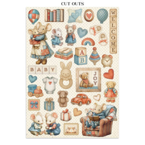 Stamperia Junk journal hæfte - Baby