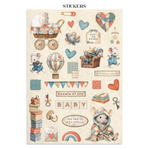 Stamperia Junk journal hæfte - Baby