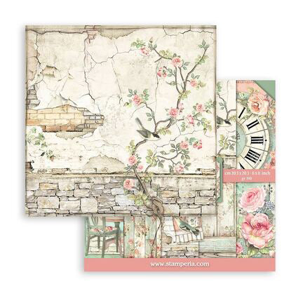 Stamperia Paper Pad Small - House of Roses
