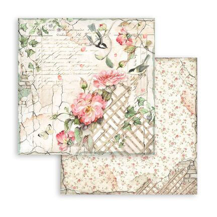 Stamperia Paper Pad Small - House of Roses