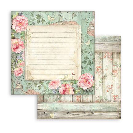 Stamperia Paper Pad Small - House of Roses