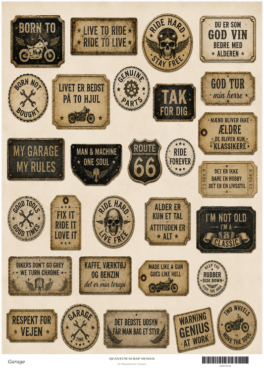 Quantum Scrap Design Skilte & Tags