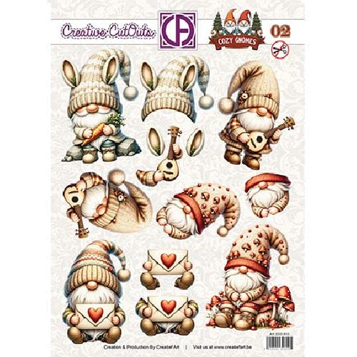 Creative Cutouts Cozy gnomes 02