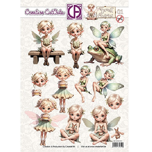 Creative Cutouts Forest fairies 01