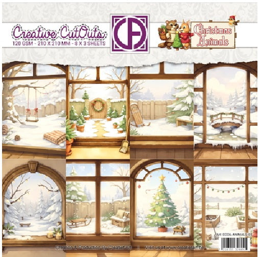 Creative Cutouts Christmas Animals 6