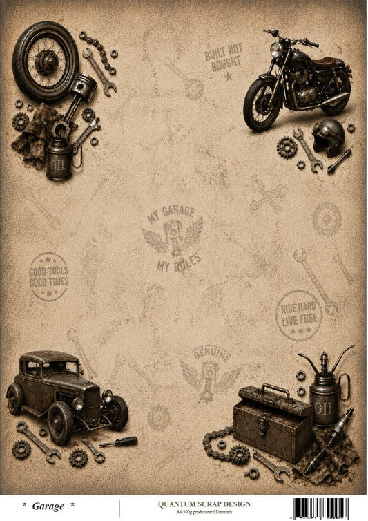 Quantum Scrap Design Baggrunds Ark Garage
