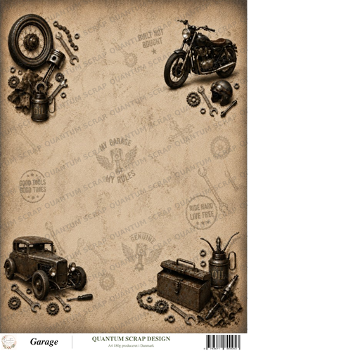 Quantum Scrap Design Baggrunds Ark Garage