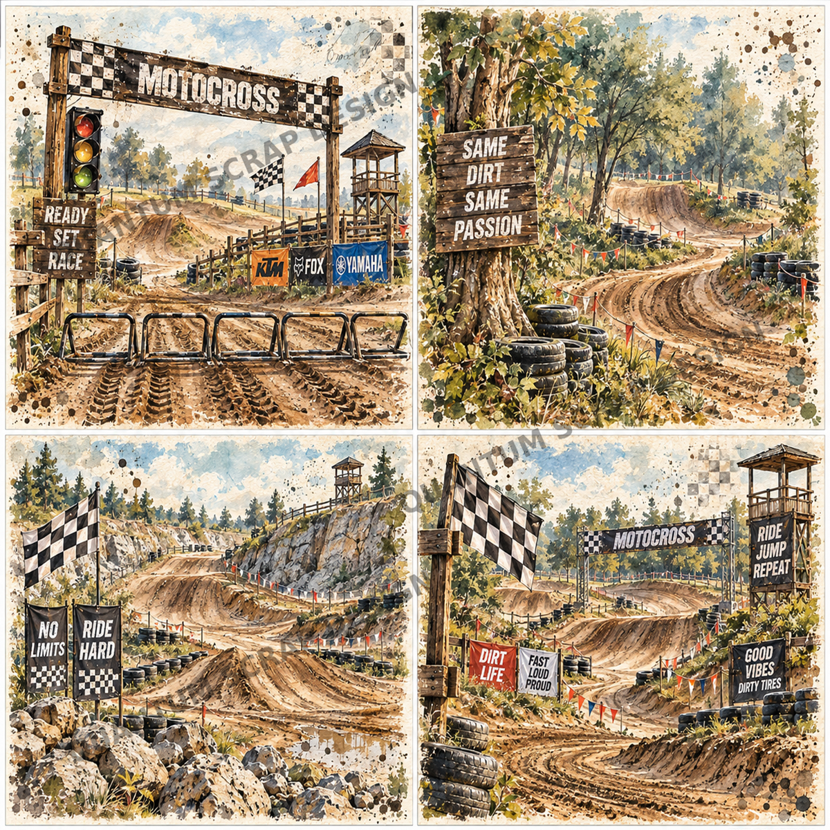 Quantum Scrap Design Motocross