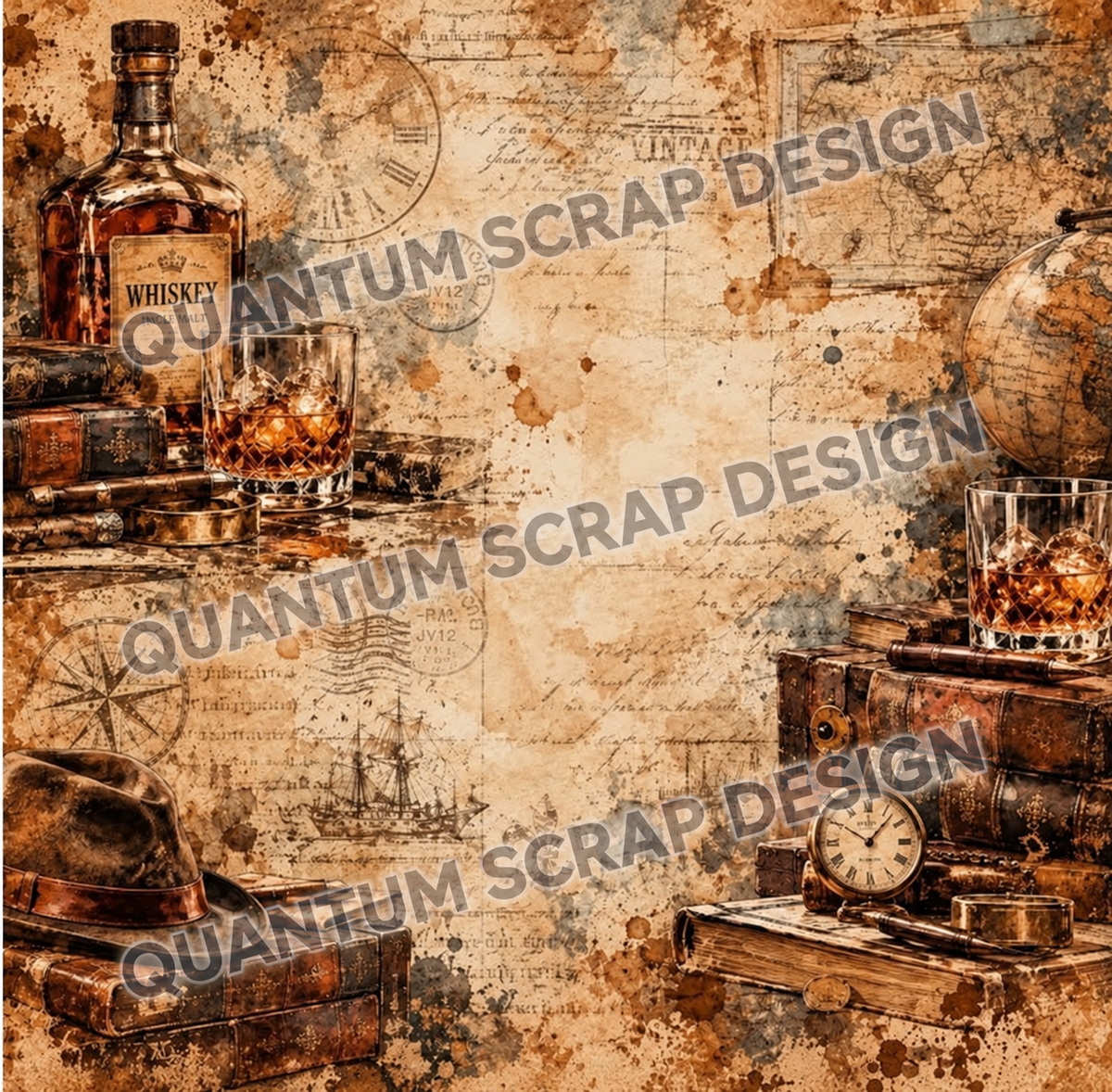 Quantum Scrap Design Whiskey