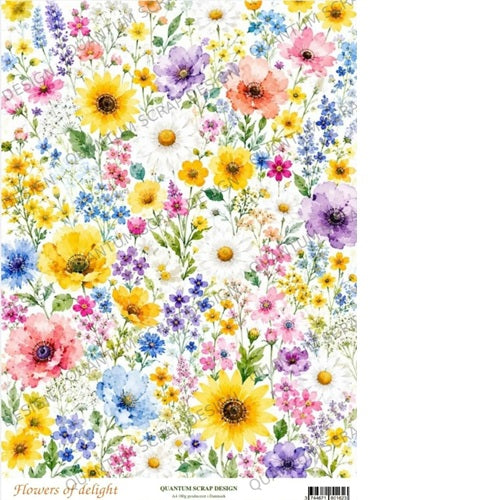 Quantum Scrap Design Flowers of Delight