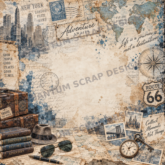 Quantum Scrap Design Vintage herre og biler