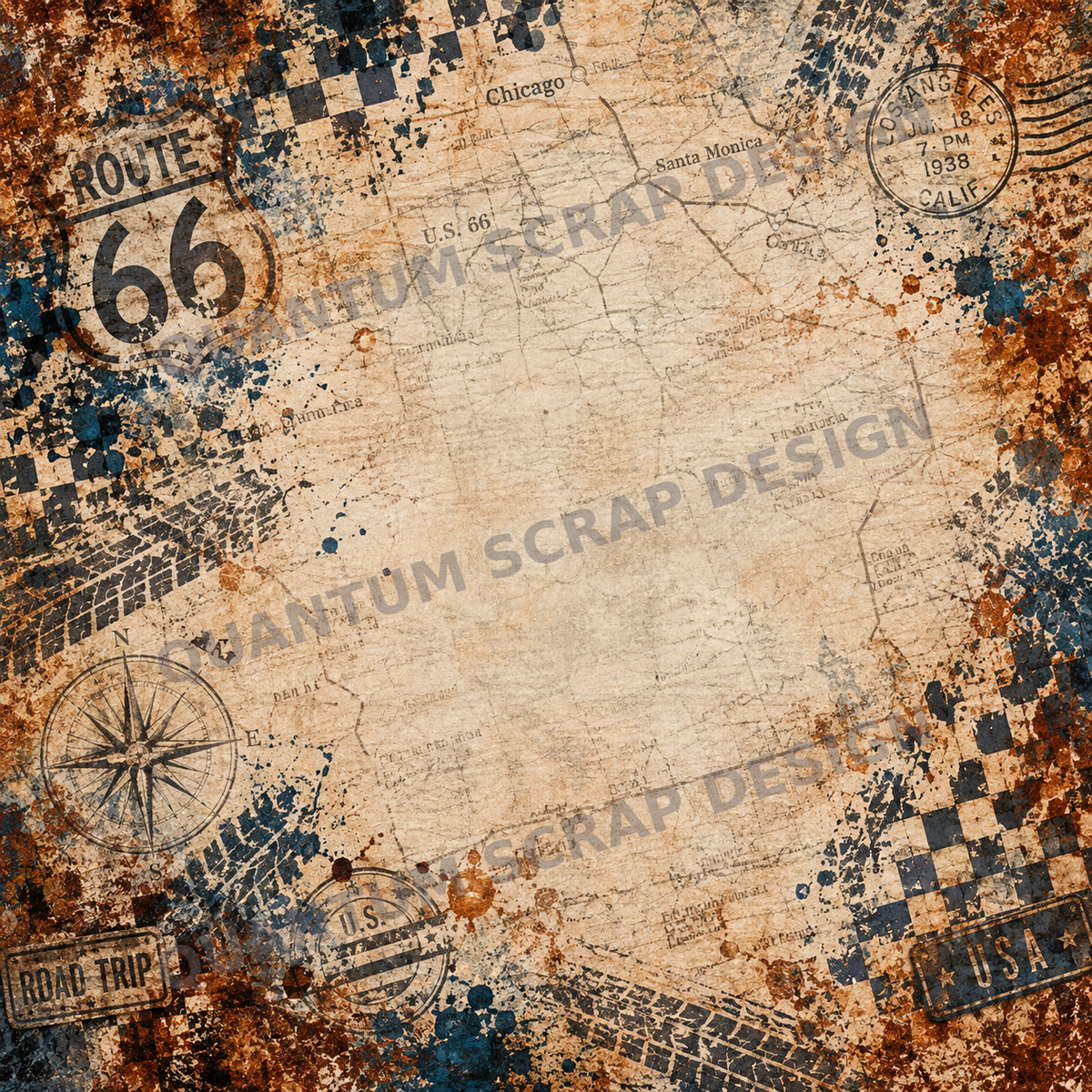 Quantum Scrap Design Vintage herre og biler