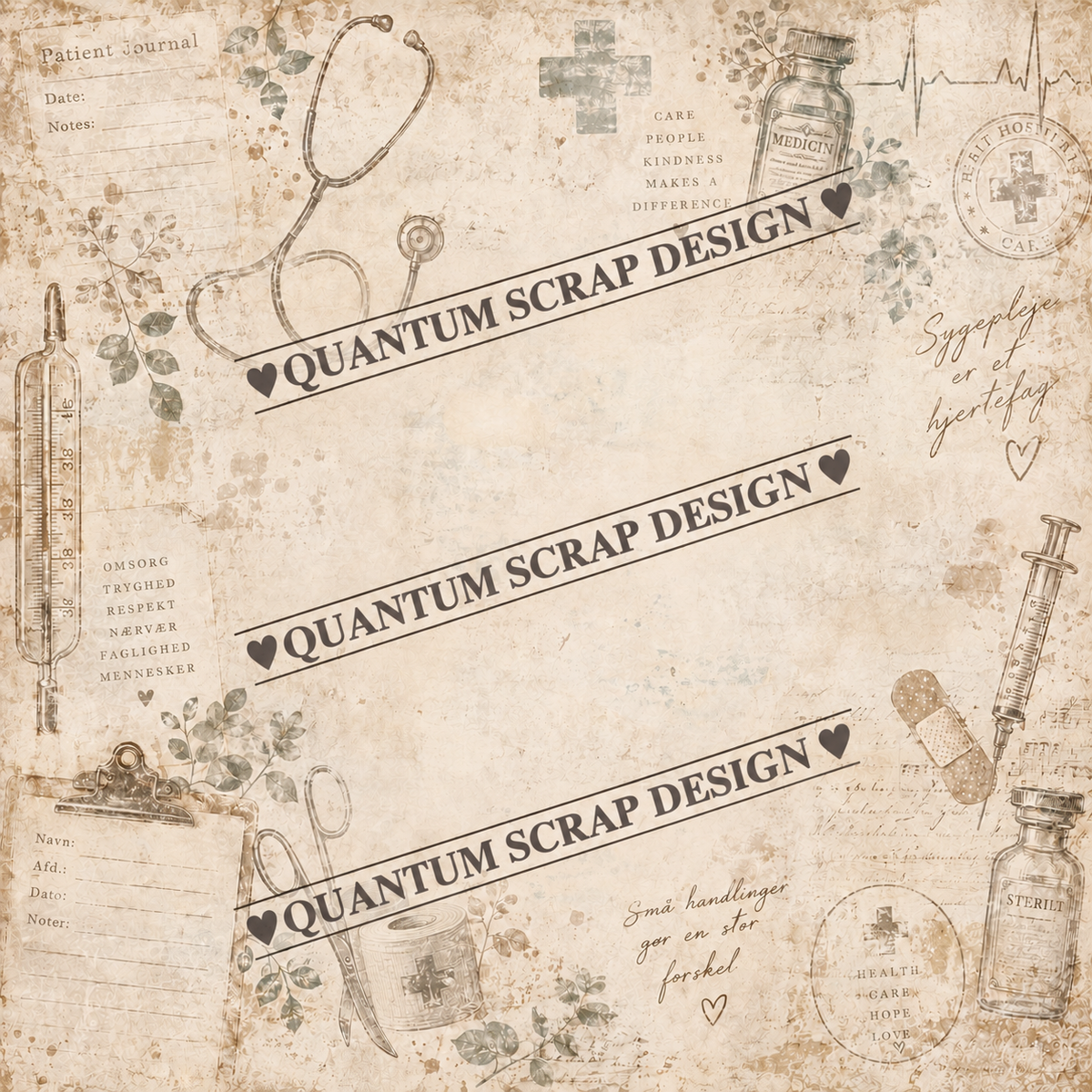 Quantum Scrap Design Omsorg i hjertet