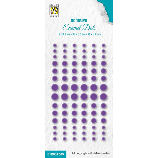 Nellie's Choice - enamel dots, lilla