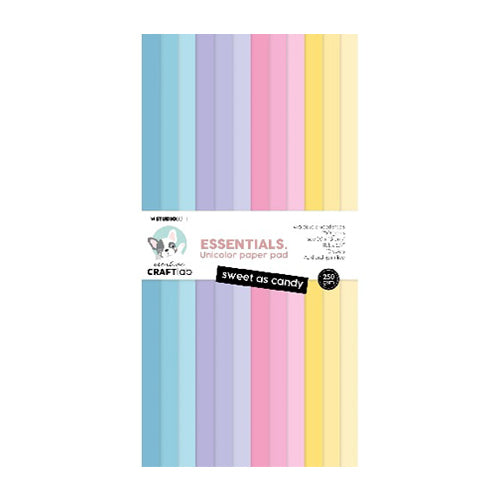 Unicolor papirblok - Sweet as Candy