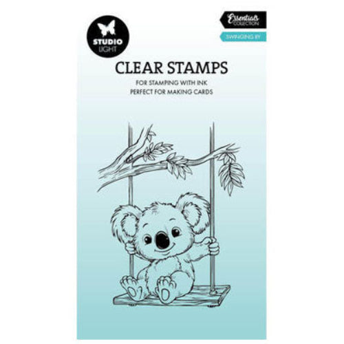 Studio Light - Essentials - Swinging by, Koala - clear stamp