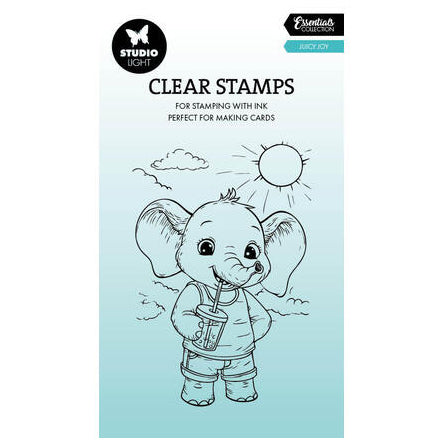 Studio Light Clear Stamps Juicy Joy - Elephant Essentials nr. 948