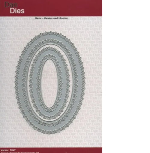 Dan dies Basic oval med blonder
