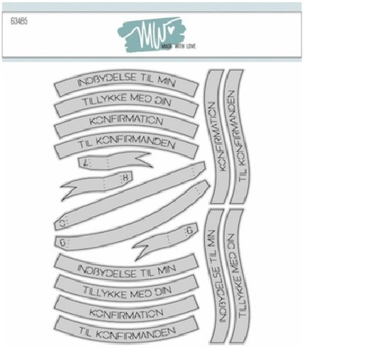 Made with Love Konfirmations Banner