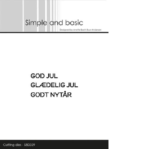 Simple and basic jul og nytår
