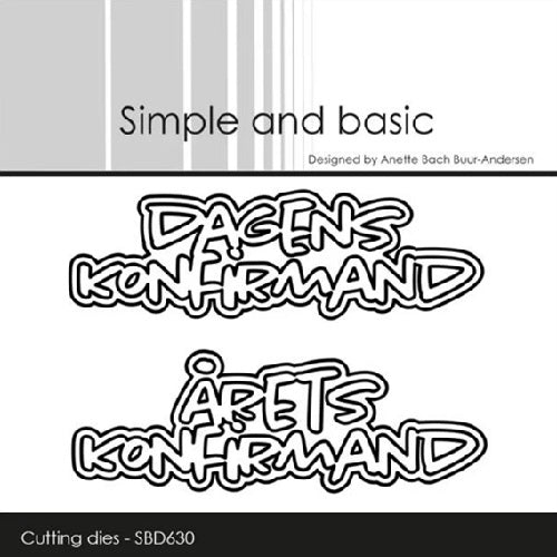Simple and basic Dagens konfirmand