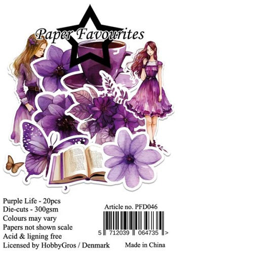 Paper favourites Purple life
