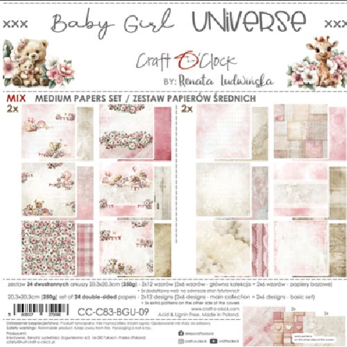 Craft O´Clock Baby Girl Universe