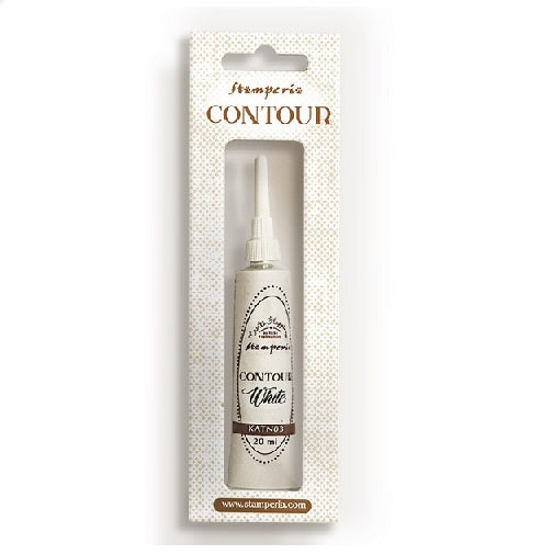 Stamperia Contour White