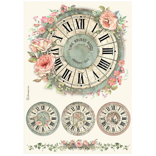 House of Roses clock