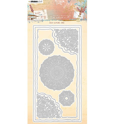 Studio Light Doily slimline card