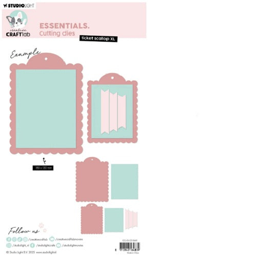 Studio Light Ticket scallop XL