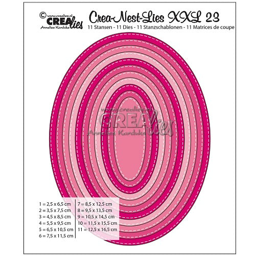 Crealies Oval
