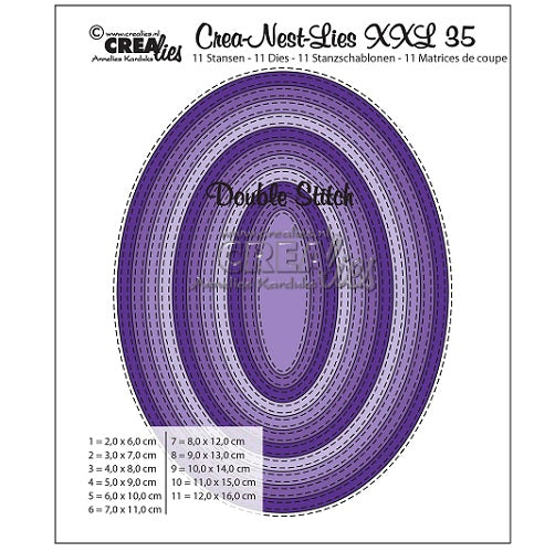 Crealies Oval