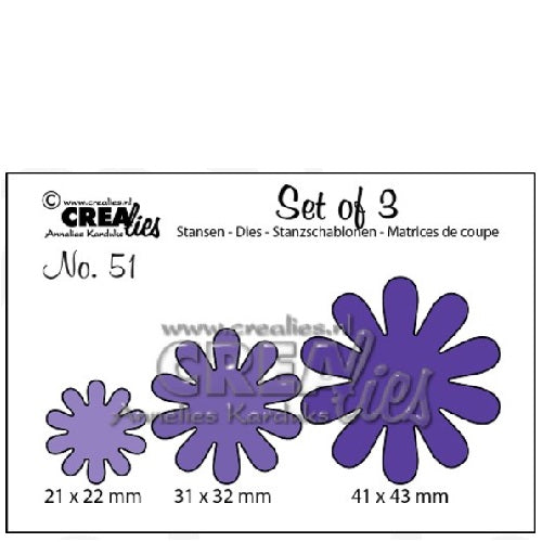 Crealies Blomster