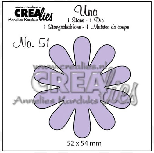Crealies blomst