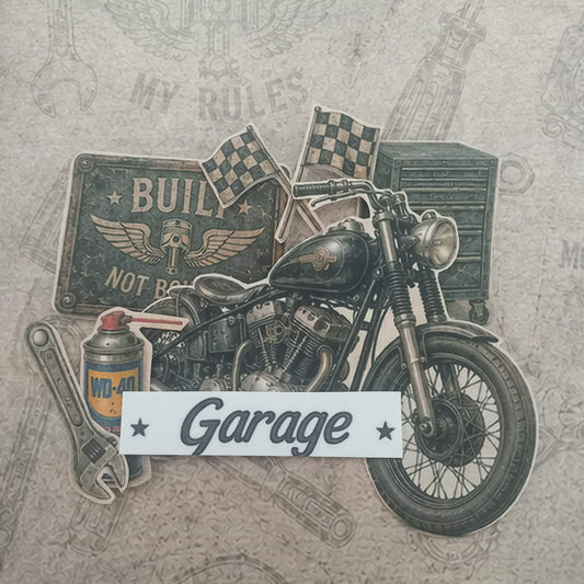 Quantum Scrap Design Baggrunds Ark Garage